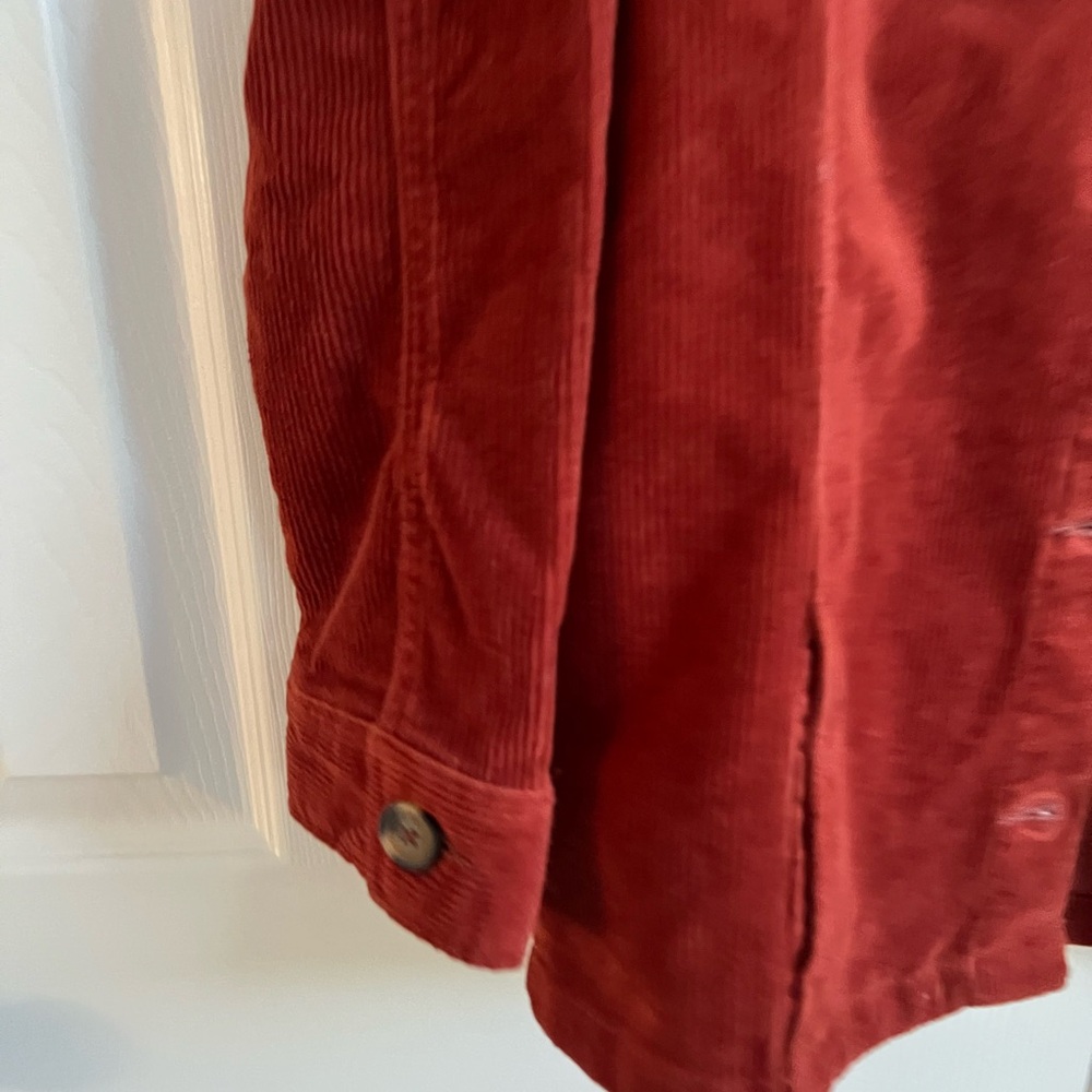 St. John's Bay burnt orange jacket M fall shacket - Picture 3 of 6